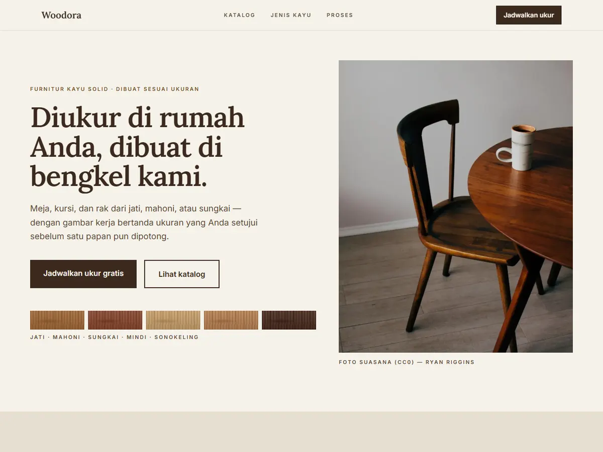 Screenshot of Woodora