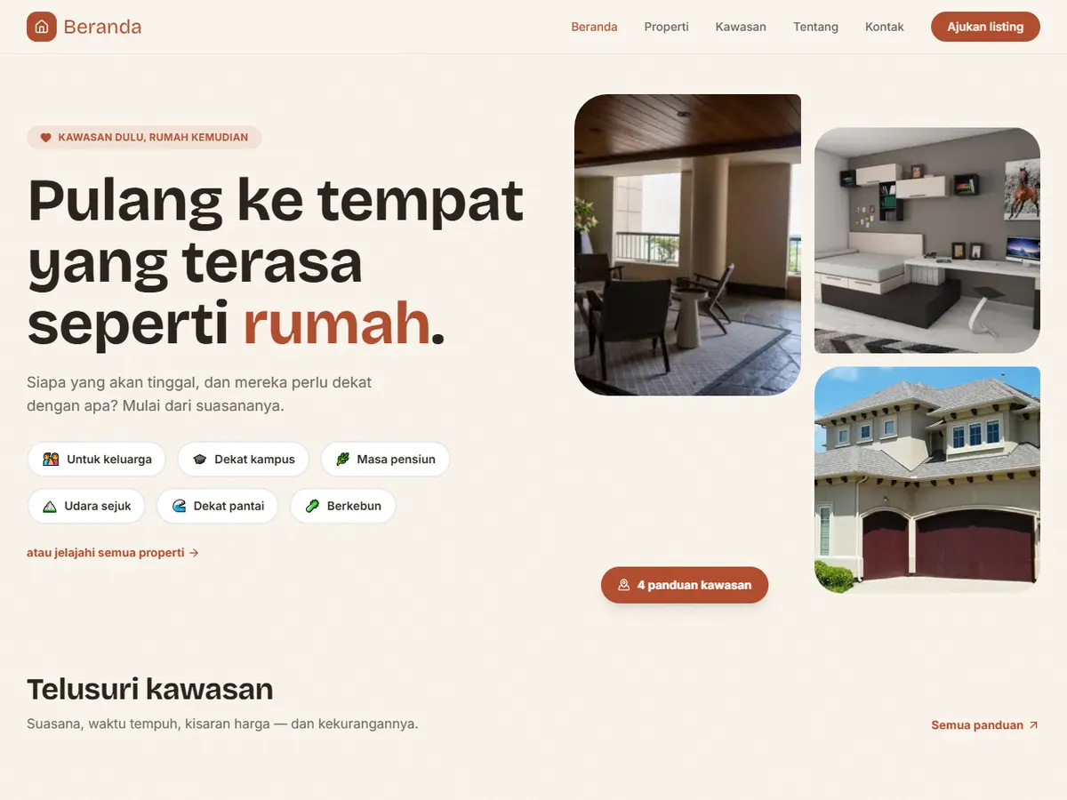 Screenshot of Beranda